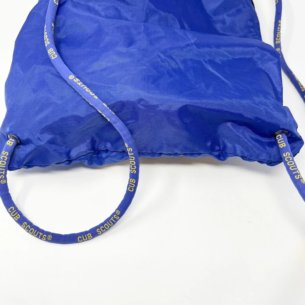 BSA Original Cub Scouts Backpack Zipper Pocket Drawstring Camping Hiking 14X17in